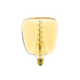 Ampoule Led Déco Mug Au Verre Ambré, Culot E27, 4w Cons. (30w Eq.), 323 Lumens, Lumière Blanc Chaud