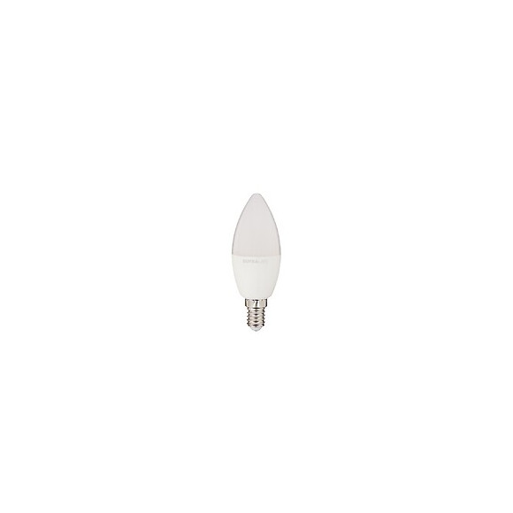 Pack De 2 Ampoules Led (flamme), Culot E14, Conso. 2,8w (eq. 25w), 250 Lumens, Blanc Chaud