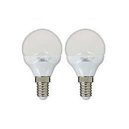 Lot De 2 Ampoules Led P45 - Culot E14 - Classique