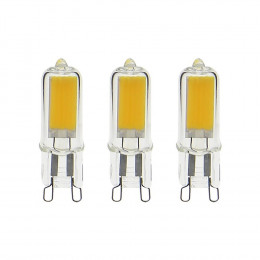 Pack De 3 Ampoules Retroled Caspule, Culot G9, 2,6w Cons. (20w Eq.), 200 Lumens, Lumière Blanc Neutre