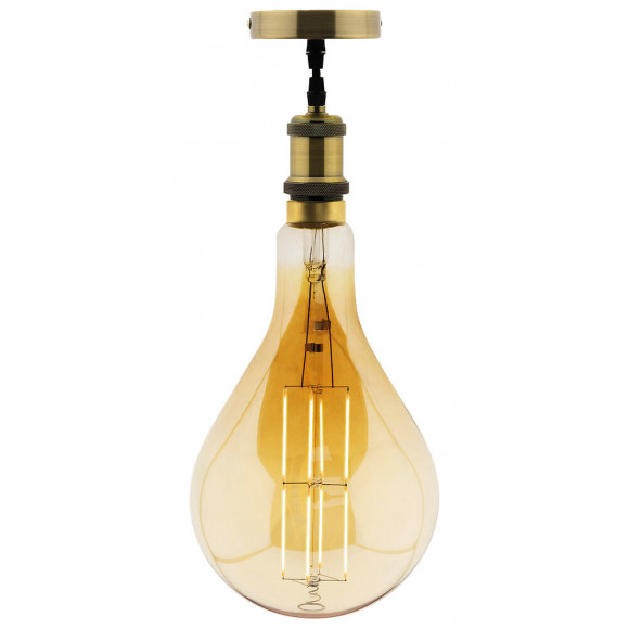 Ampoule Led Géante Ovale Avec Suspension Incluse - Elexity