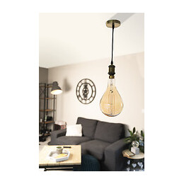 Ampoule Led Géante Ovale Avec Suspension Incluse - Elexity