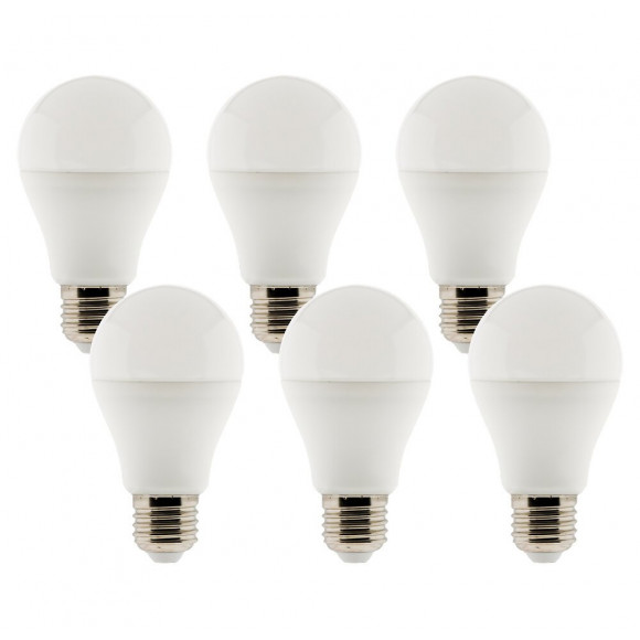 Pack De 6 Ampoules Led 6,6w E27 Standard