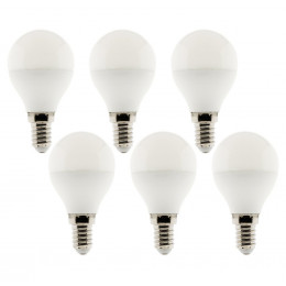 Pack De 6 Ampoules Led 4,2w E14 Sphérique