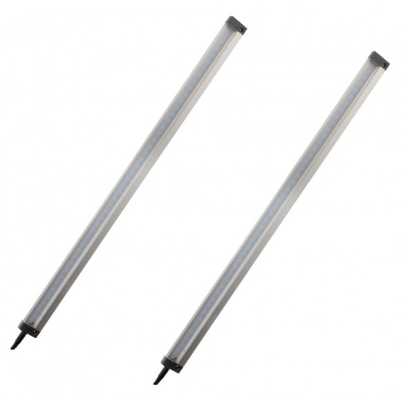 Lot De 2 Réglettes Extraplates Led 5w - Capteur De Mouvement - 50cm