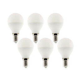 Pack De 6 Ampoules Led 4,2w E14 Sphérique