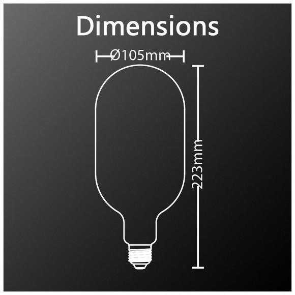 Ampoule Led Déco Éclairante Gas Bottle Opaline Au Verre Lacté, Culot E27, 8w Cons. (60w Eq.), 806 Lumens, Lumière Blanc Neu