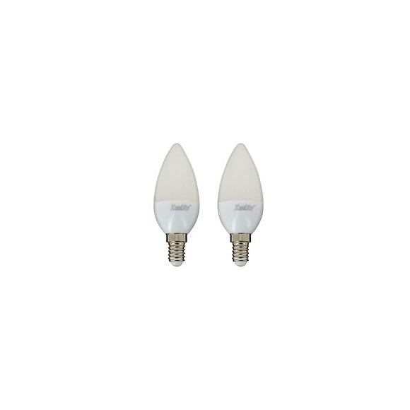 Ampoule Led Flamme, Culot E14, 5w Cons. (40w Eq.), Lumière Blanc Neutre