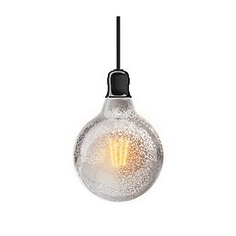 Ampoule Led G125, Culot E27, 4w Cons. (24w Eq.), Lumière Blanc Chaud