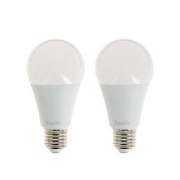 Lot De 2 Ampoules Led A65 - Culot E27 - Classique