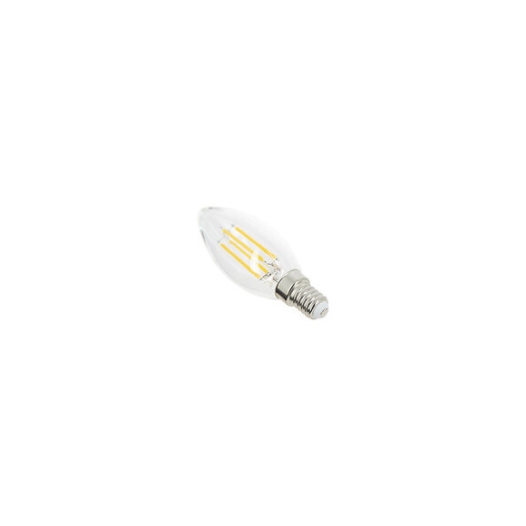 Ampoule À Filament Led Flamme, Culot E14, 4w Cons. (40w Eq.), Lumière Blanc Neutre