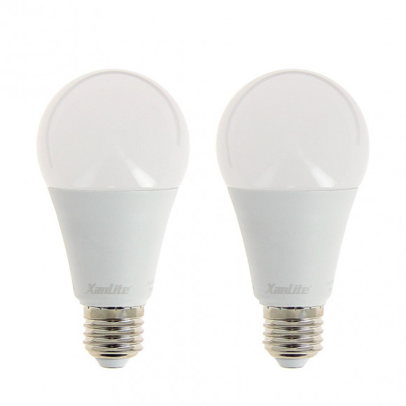 Lot De 2 Ampoules Led A65 - Culot E27 - Classique