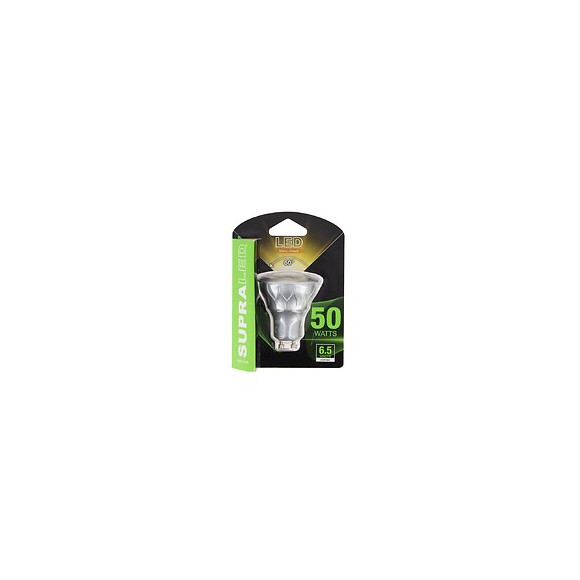 Ampoule Led (spot), Culot Gu10, Conso. 7,2w (eq. 50w), 345 Lumens, Blanc Chaud