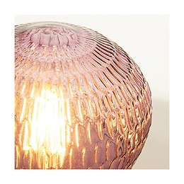 Ampoule Led Déco Ballon Rose, Culot E27, 4w Cons., 300 Lumens, Lumière Blanc Chaud