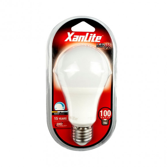 Ampoule Led Standard, Culot E27, 15w Cons. (100w Eq.), Blanc Neutre, Dimmable