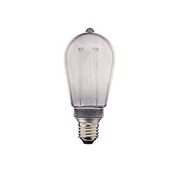 Ampoule Led Déco Hologramme Edison Au Verre Fumé, Culot E27, 4w Cons., 100 Lumens, Lumière Blanc Chaud