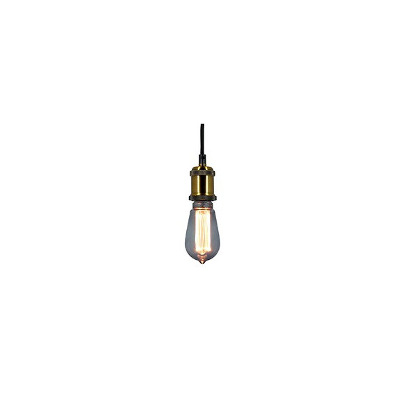 Ampoule Led Déco Hologramme Edison Au Verre Fumé, Culot E27, 4w Cons., 100 Lumens, Lumière Blanc Chaud