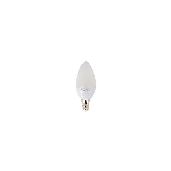 Ampoule Led Flamme, Culot E14, 5,3w Cons. (40w Eq.), Lumière Blanc Chaud