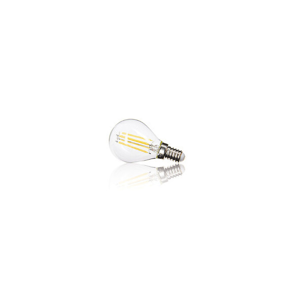 Lot De 2 Ampoules À Filament Led P45, Culot E14, 4w Cons. (40w Eq.) - Lumière Blanc Chaud
