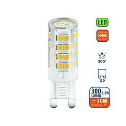 Ampoule Led Smd, Capsule G9, 3.5w / 300lm, Culot G9, 3000k