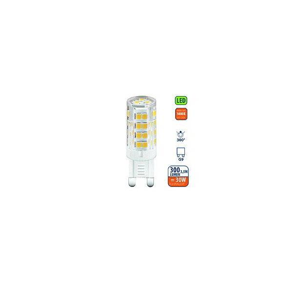 Ampoule Led Smd, Capsule G9, 3.5w / 300lm, Culot G9, 3000k