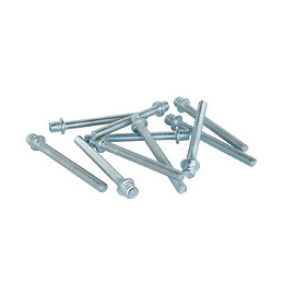 Patte À Vis À Métaux 7/150 - 70 Mm (x100) - Acier Nickelé À Épaulement