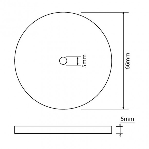 Joint De Soupape Pour Mécansime De Wc Procher  66x5x5