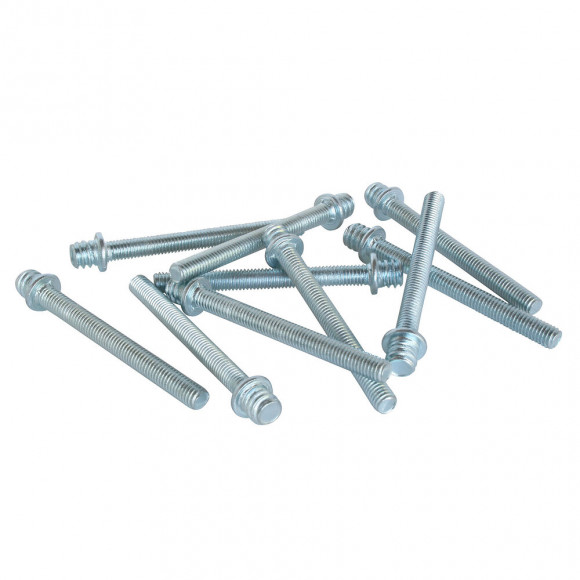 Patte À Vis Métaux 7/150 (ø5) - 50mm (x5 ) - Acier Nickelé À Épaulement