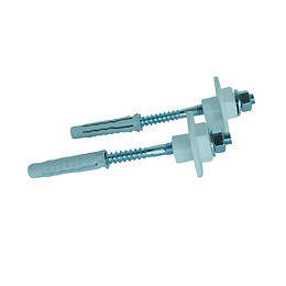 2 Fixations Lavabo Paroi Pleine Rondelle Excentr. 10x140