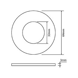Joint De Soupape 32x64x3