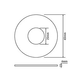 Joint De Soupape 25x65x4