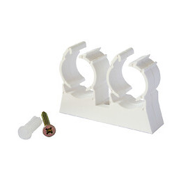 Attache De Fixation Double Pour Tube Ø16 (x10)