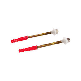 Lot De 2 Fixations De Pour Cuvette Longueur 9,5cm