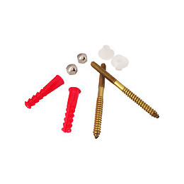 Lot De 2 Fixations De Pour Cuvette Longueur 9,5cm