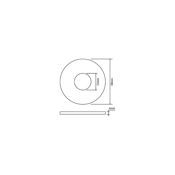 Joint De Soupape 25x68x4