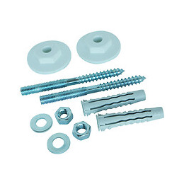 2 Fixations Lavabo Paroi Pleine Rondelle Excentr. 10x120