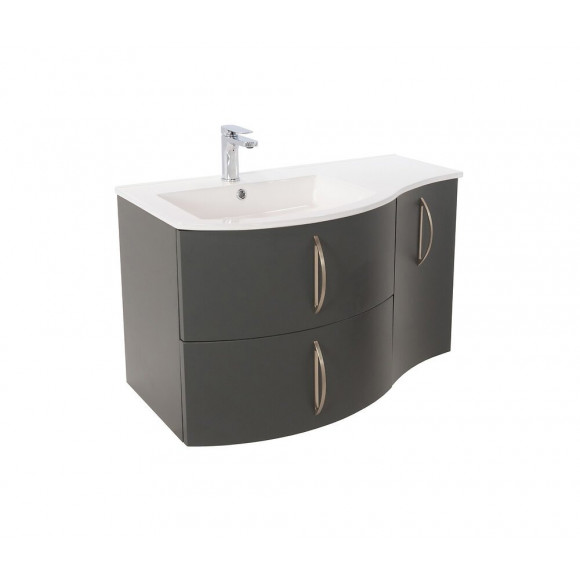 Meuble Frollo Laque 90 Gris