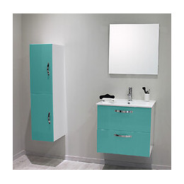 Façades De Tiroir Mixy - Lot De 2 - 60cm - Vert D'eau - Laqué - Livré En Kit