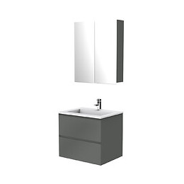 Meuble À Suspendre Max - L60cm - Anthracite - Mat - Livré Monté