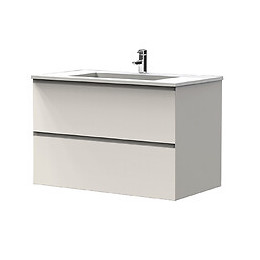 Meuble À Suspendre Max - L80cm - Blanc - Brillant - Livré Monté