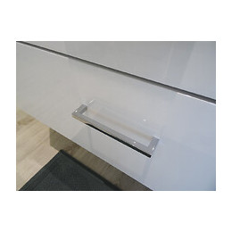 Meuble À Suspendre Palneca - 60cm - Blanc - Laqué - Livré Monté