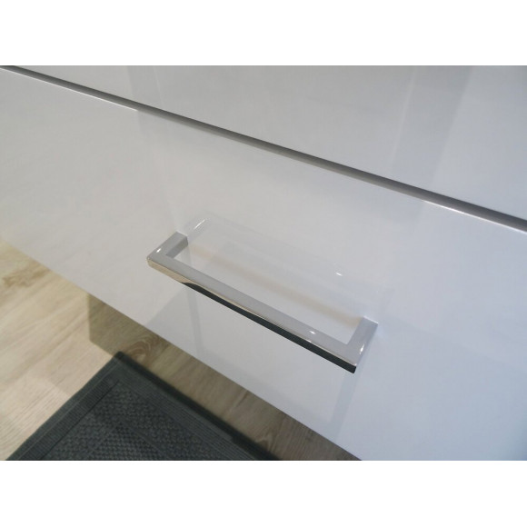 Meuble À Suspendre Palneca - 60cm - Blanc - Laqué - Livré Monté