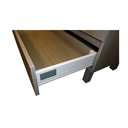 Meuble À Poser Lancelo - L80cm - Gris Foncé - Mélaminé - Livré Monté