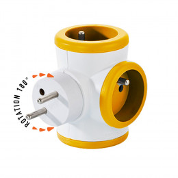 Triplite 3x16a Rotative Orange - Watt And Co