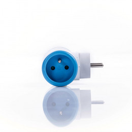 Biplite Rotative 2x16a Bleue - Watt And Co