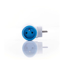 Biplite Rotative 2x16a Bleue - Watt And Co