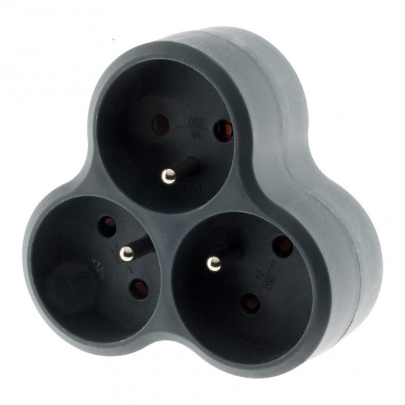 Triplite Triangulaire 3x16a Grise - Zenitech