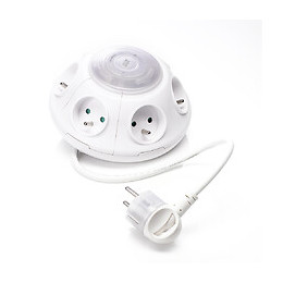 Multiprise Twister 6 Prises Parafoudre 1.70m  - Watt And Co