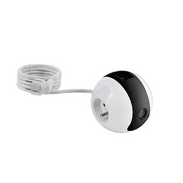 Multiprise Multimédia Wattball  2p 16a + 1p 6a + Usb 2.1a - Noire