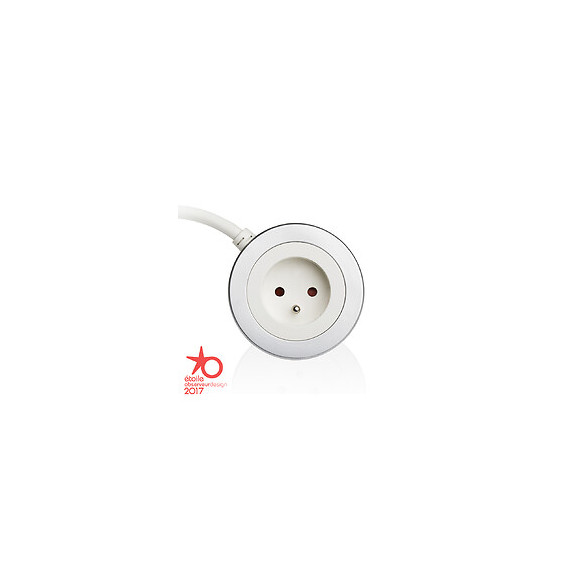 Multiprise Duetwo 2p 16a Dont 1 Prise Déportée Sur Câble De 1m